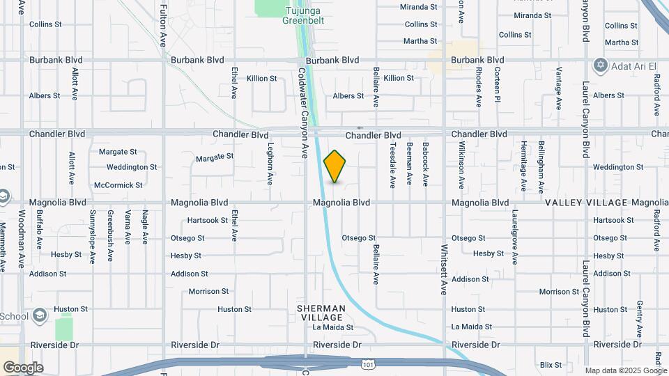 5220 Goodland Ave Map and Location Details