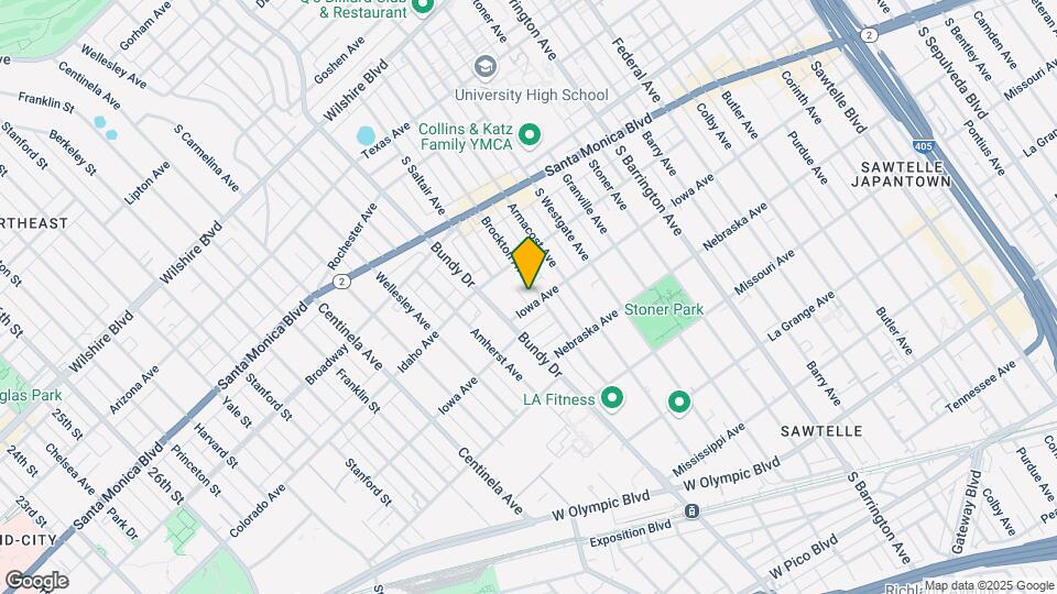 1635 Brockton Ave Map and Location Details