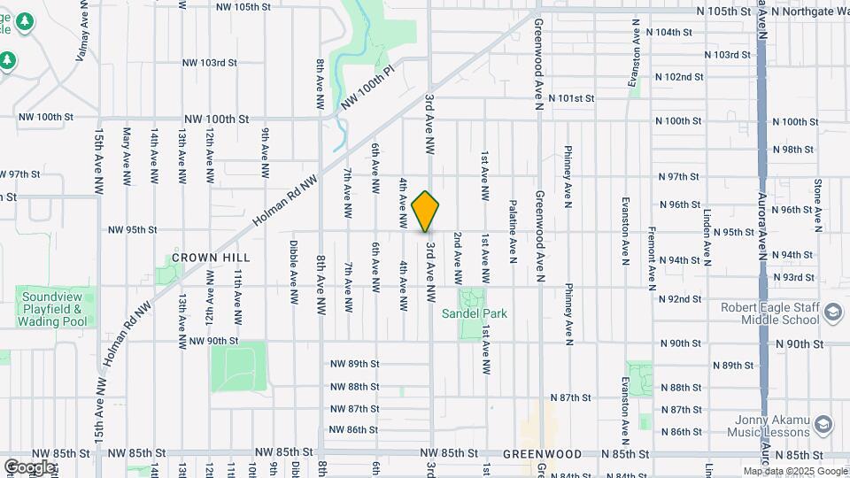 9253 3rd Ave NW Map and Location Details