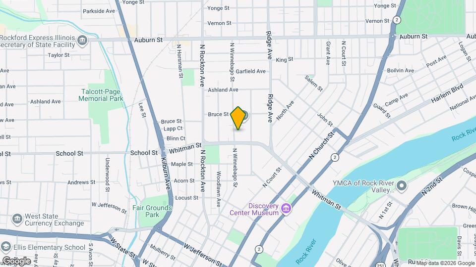 917 N Winnebago St, Unit 2 Map and Location Details