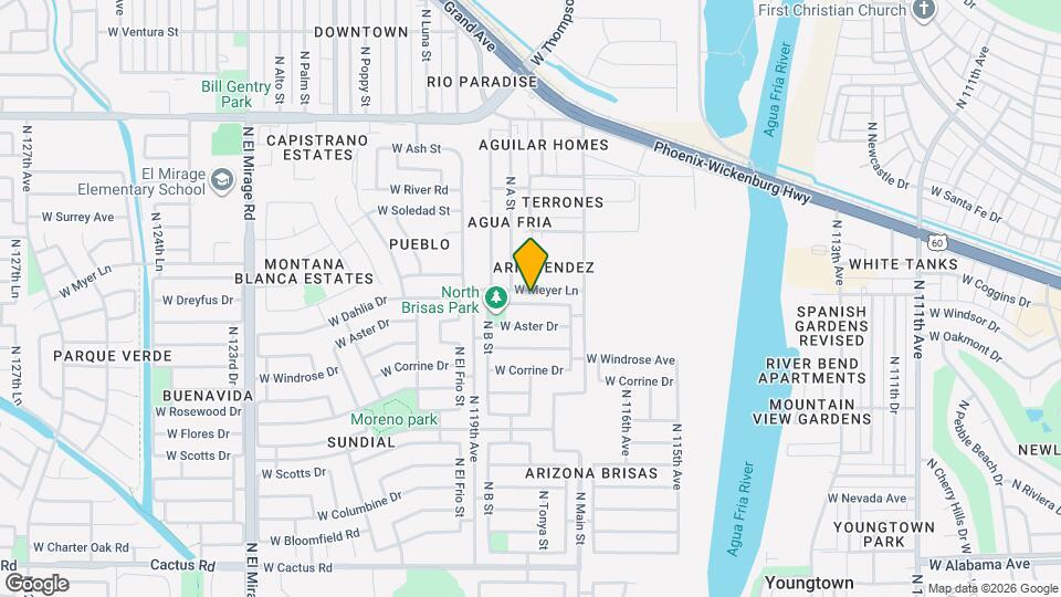 11796 W Dahlia Dr Map and Location Details