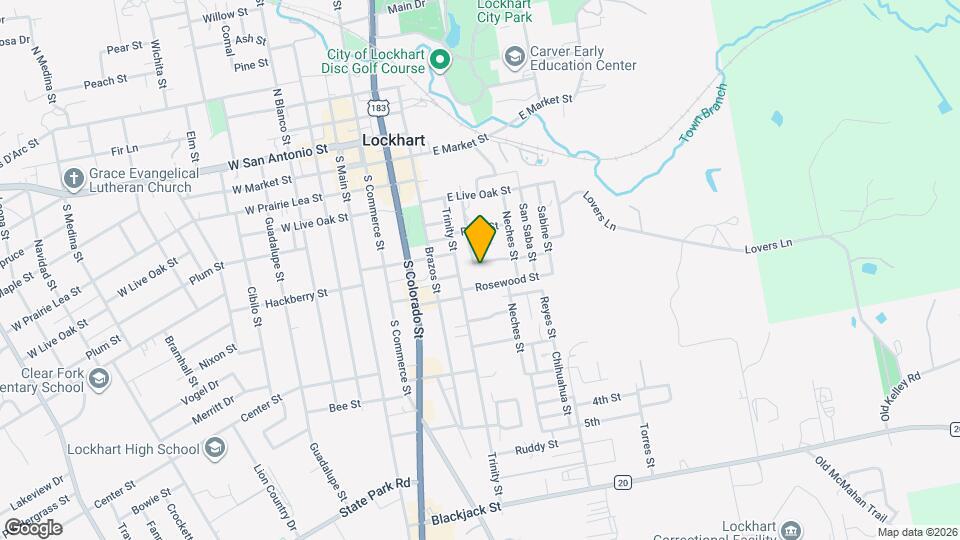 602 Persimmon St Map and Location Details
