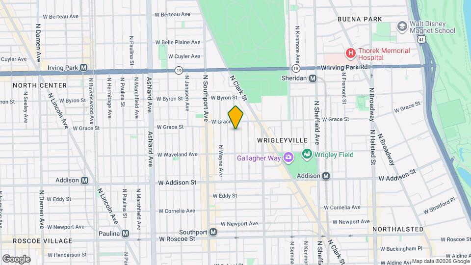 3767 N Lakewood Ave Map and Location Details