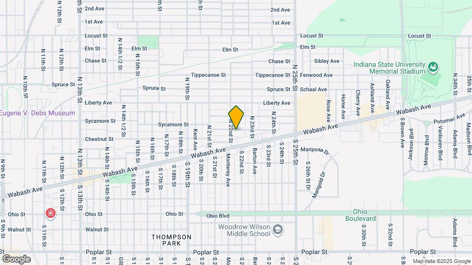 2209 Sycamore St Map and Location Details