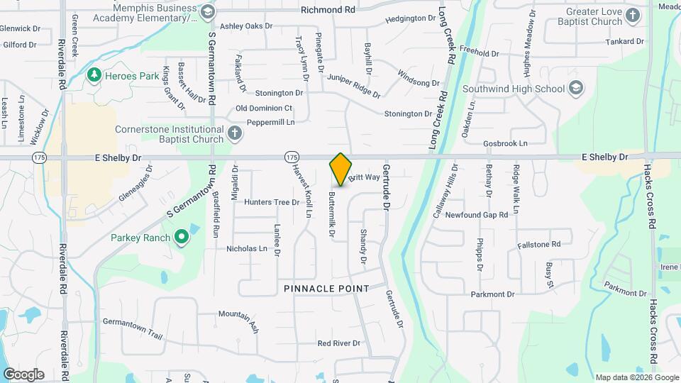 7449 Britt Way Map and Location Details