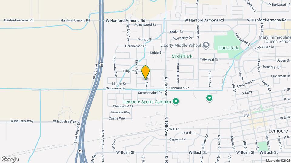 1400 Bay St Map and Location Details