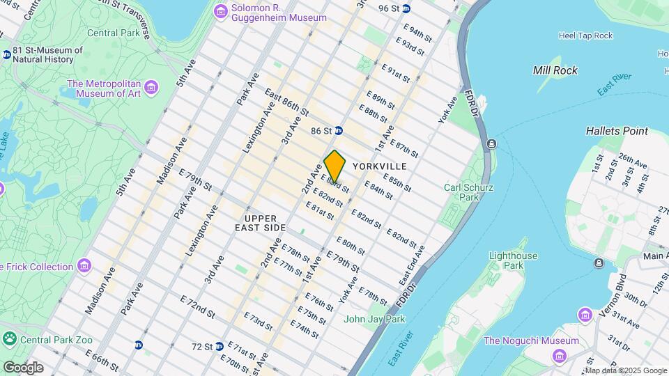 324 E 83rd St Map and Location Details