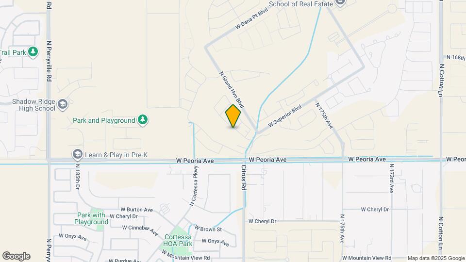 10862 N Brownsville Ln Map and Location Details