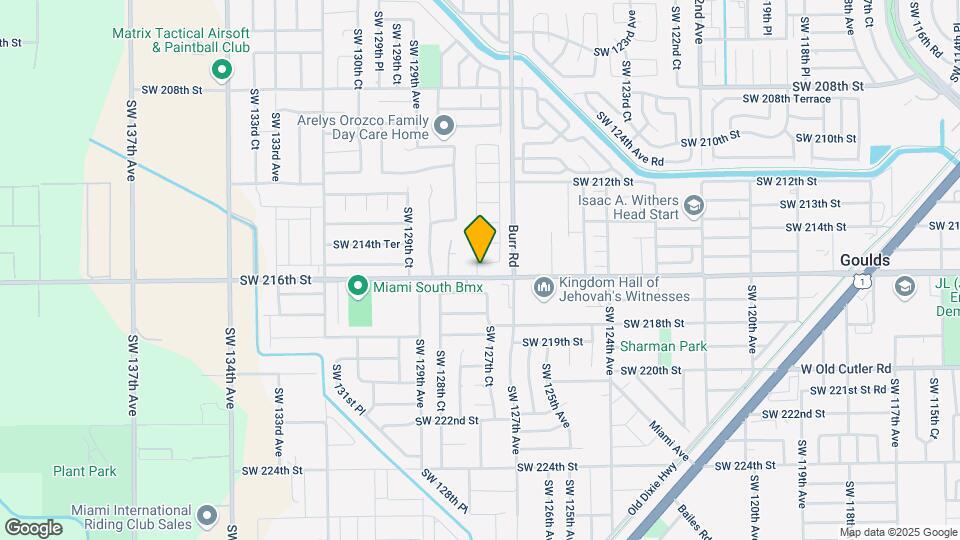 12760 SW 215th Terrace Map and Location Details