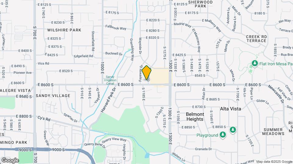 1191 E 8600 S, Unit Apartment B Map and Location Details