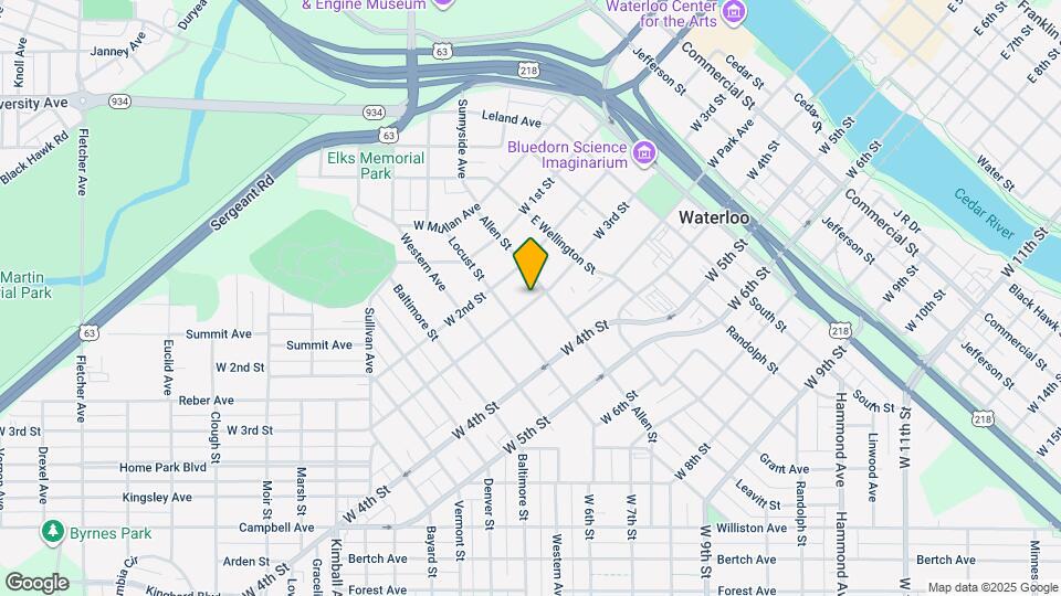 908 W 3rd St Map and Location Details