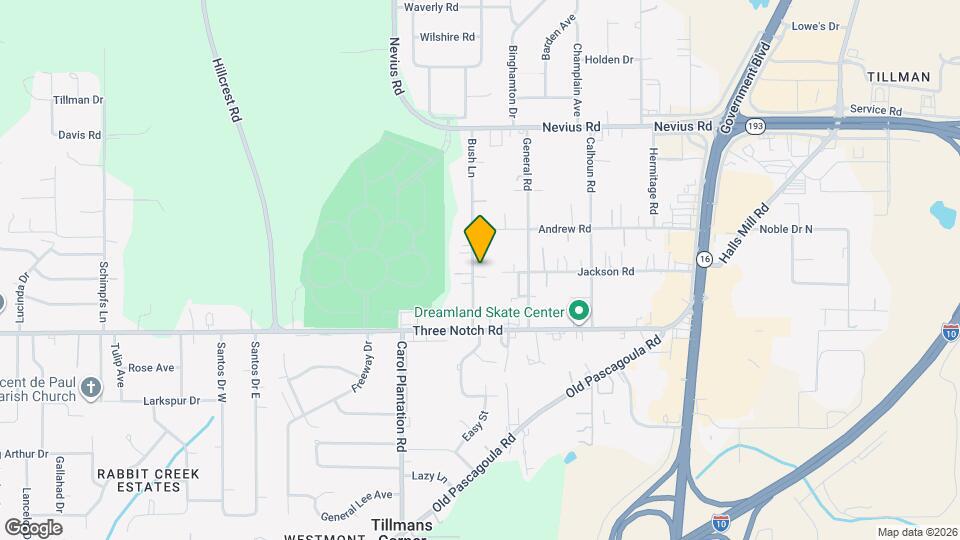 4807 Bush Ln Map and Location Details