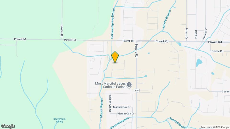 111 Park Trail Dr Map and Location Details