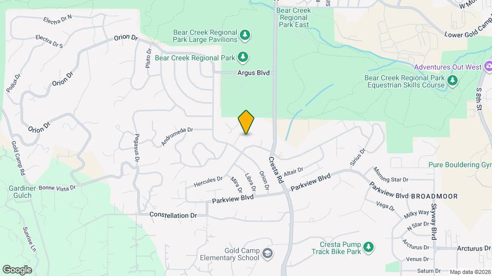 733 Orion Dr Map and Location Details