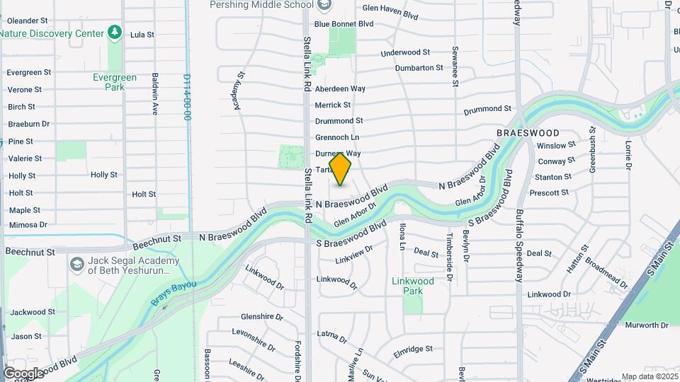 Braeswood Place Mapa y Detalles de la Ubicación