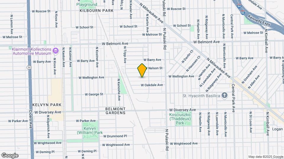 4123 W Wellington Ave Map and Location Details