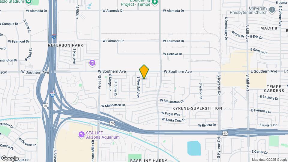 3320 S Parkside Dr Map and Location Details