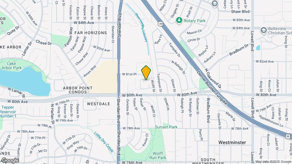 8075 Wolff St Map and Location Details