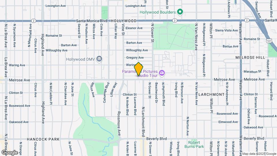 710 N El Centro Ave Mapa y Detalles de la Ubicación