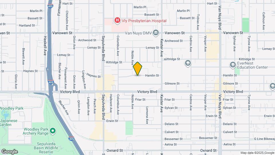 15040 Hamlin St Map and Location Details