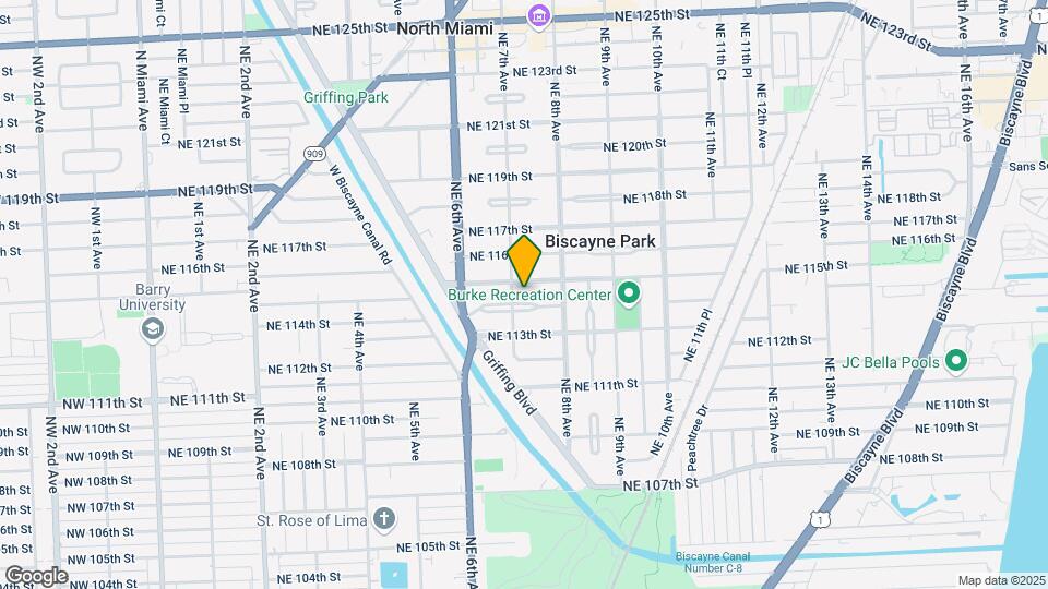 721 NE 114th St Map and Location Details