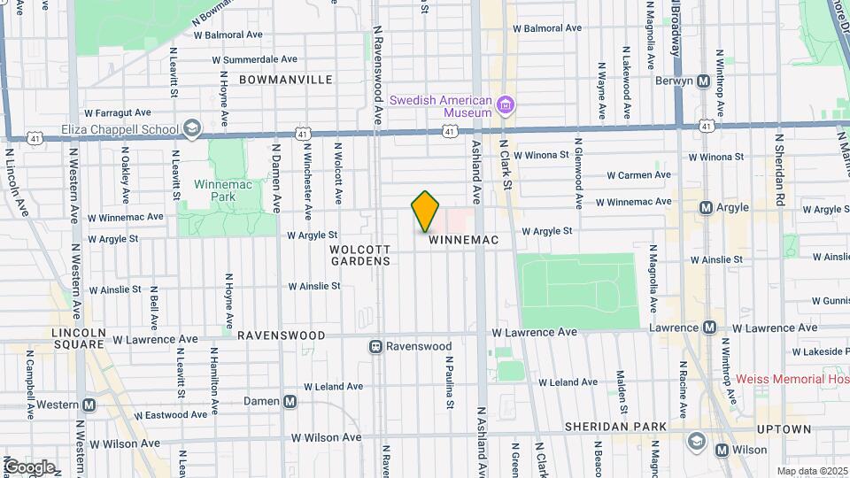 4913 N Hermitage Ave, Unit 2 Map and Location Details