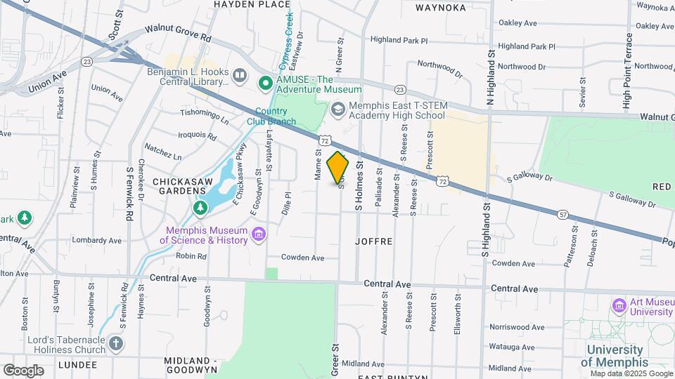 135 S Greer St Map and Location Details