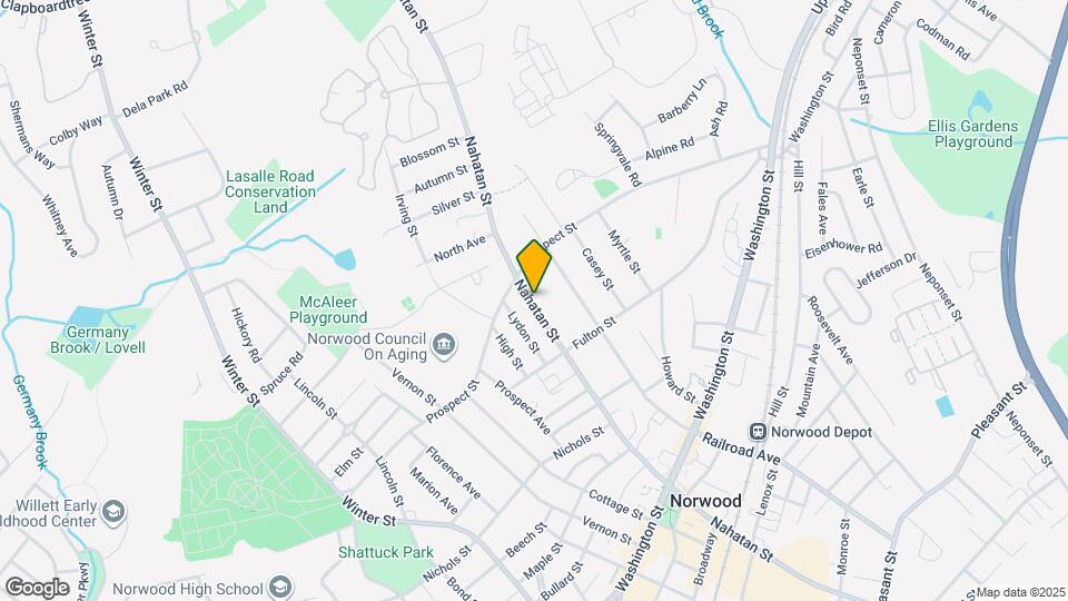 385 Nahatan St Map and Location Details