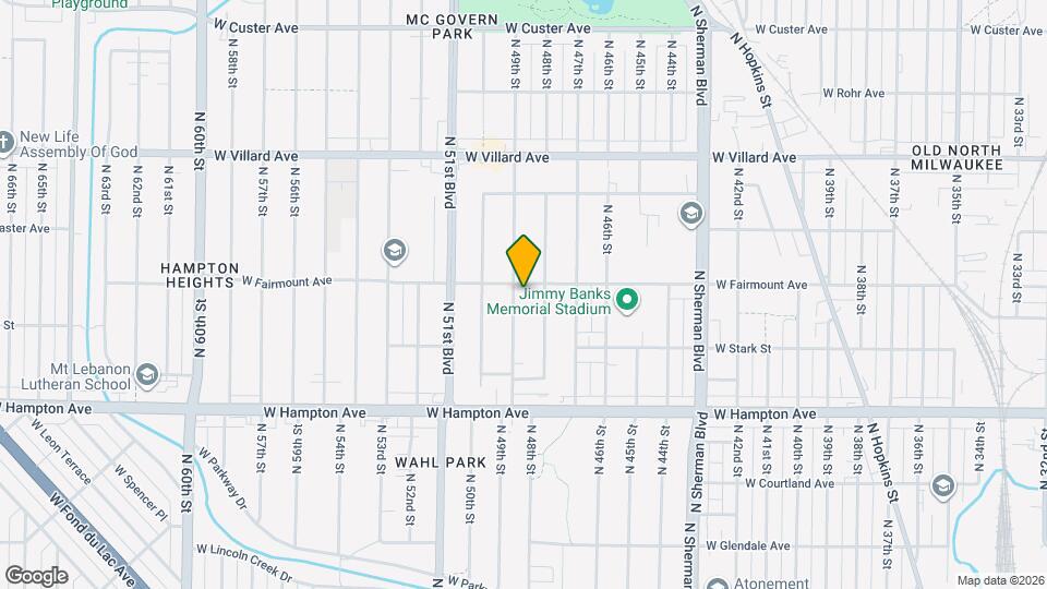 4968 N 49th St Mapa y Detalles de la Ubicación