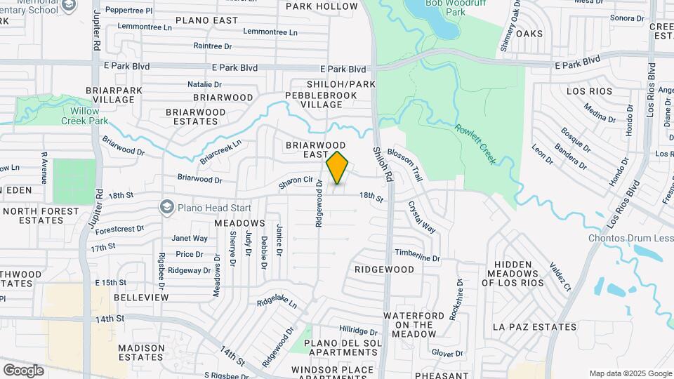 1802 Hillcrest Dr Map and Location Details