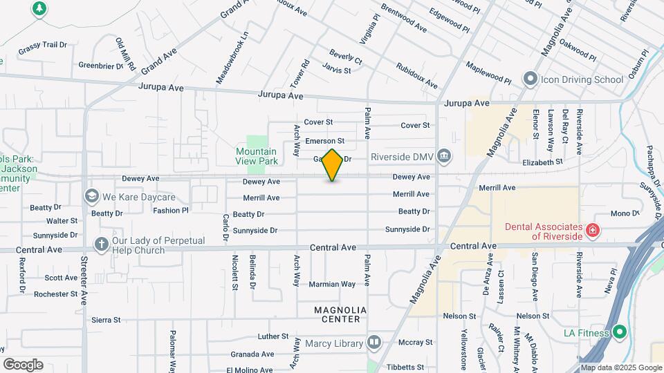 4599 Merrill Ave Map and Location Details