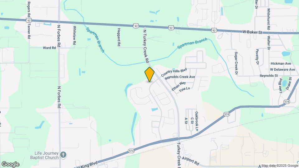 4609 N Country Hills Ct Map and Location Details