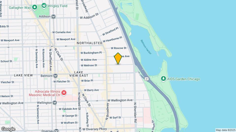 515 W Melrose St, Unit 3 Map and Location Details