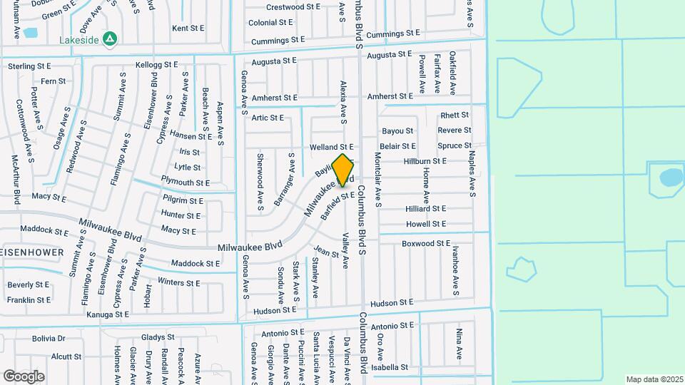 1163 Barfield St E Map and Location Details