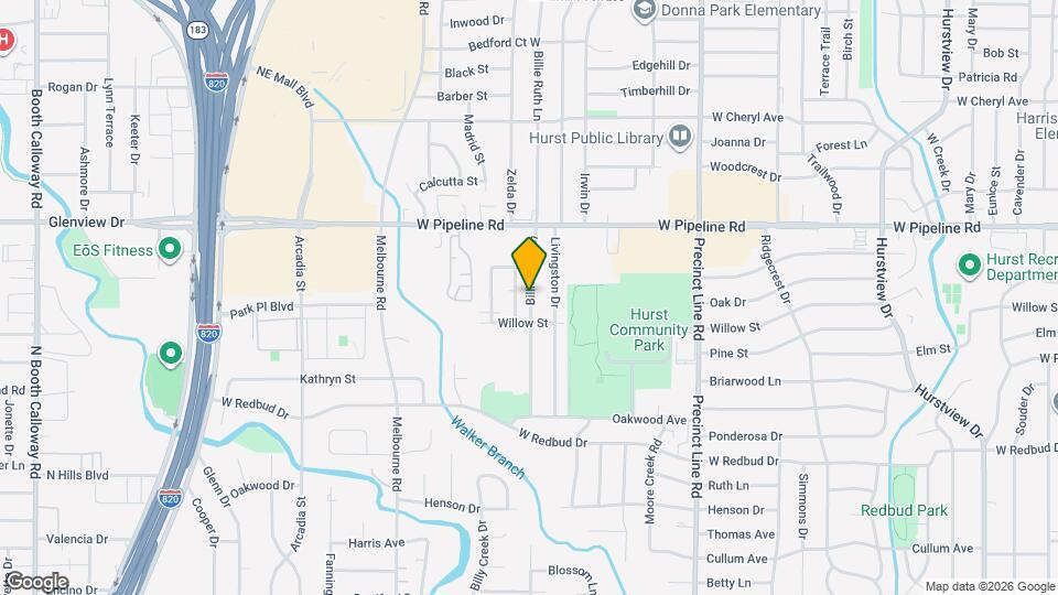 622 Billie Ruth Ln Mapa y Detalles de la Ubicación
