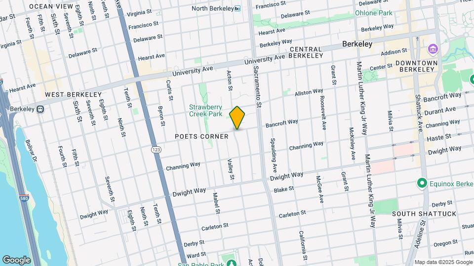 2305 Acton St Mapa y Detalles de la Ubicación