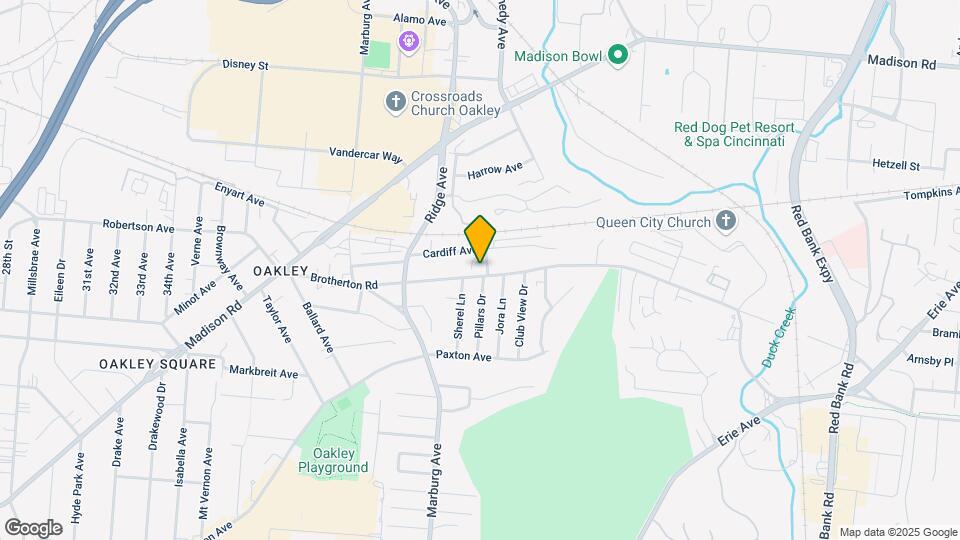 3466 Brotherton Rd, Unit 2 (Upstairs) Map and Location Details