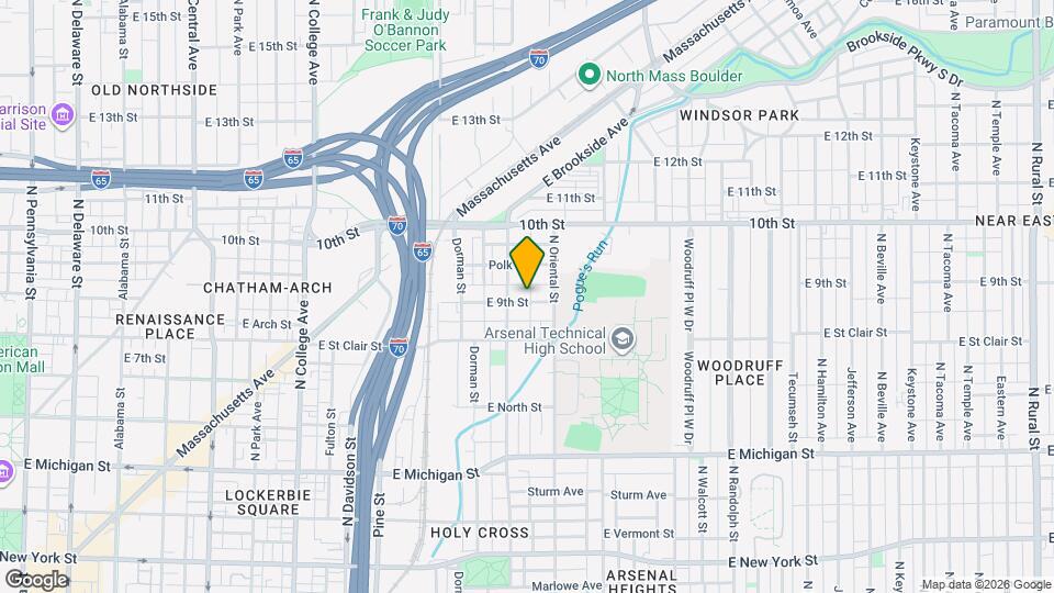 1220 E 9th St Map and Location Details