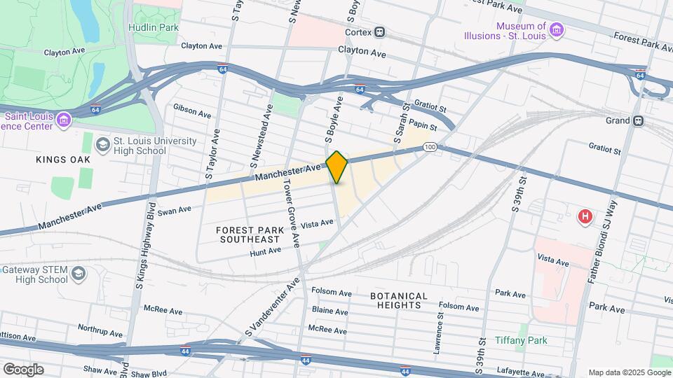 1210 S Boyle Ave Map and Location Details