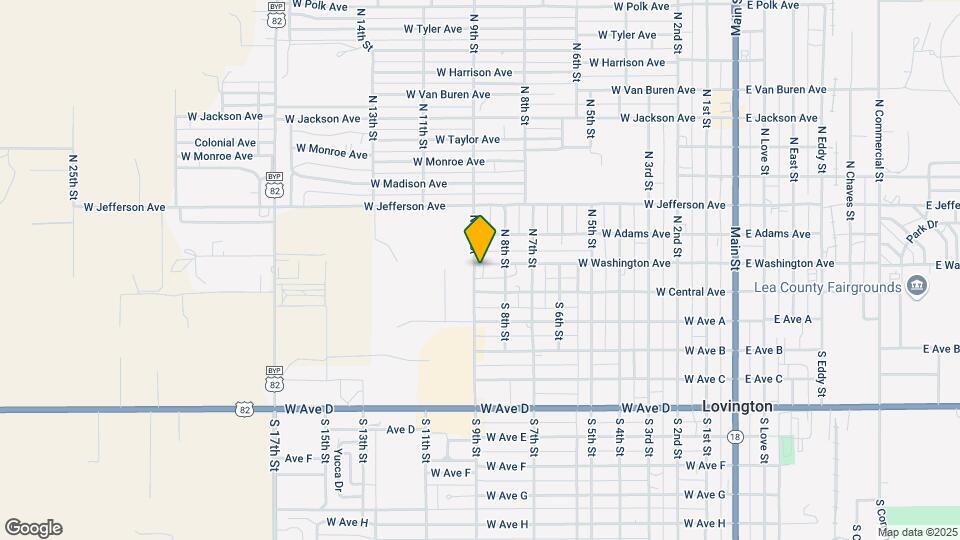 821-825-825 W Washington Ave Map and Location Details