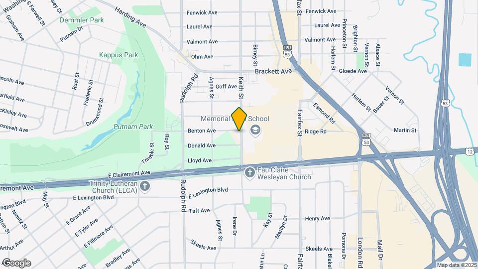 2204 Keith St Map and Location Details