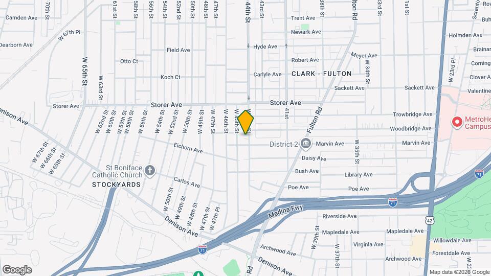 3452 W 44th St Map and Location Details