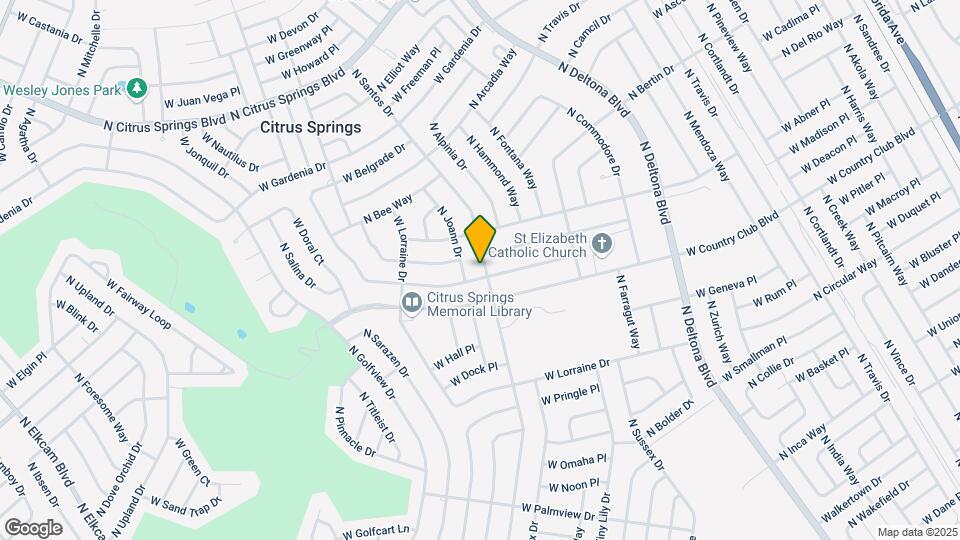 1707 W Beach Plum Dr Map and Location Details