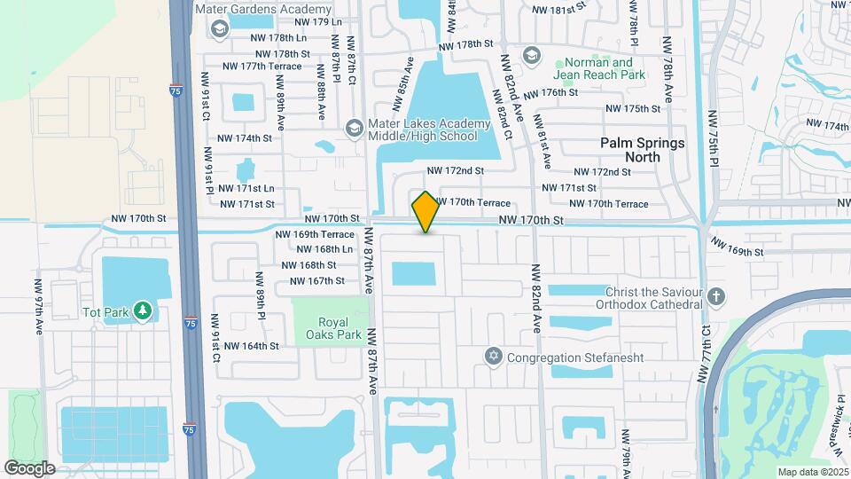 8450 NW 169th Ter Mapa y Detalles de la Ubicación