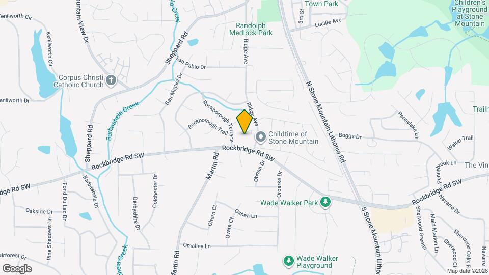 5295 Stonebush Terrace Map and Location Details