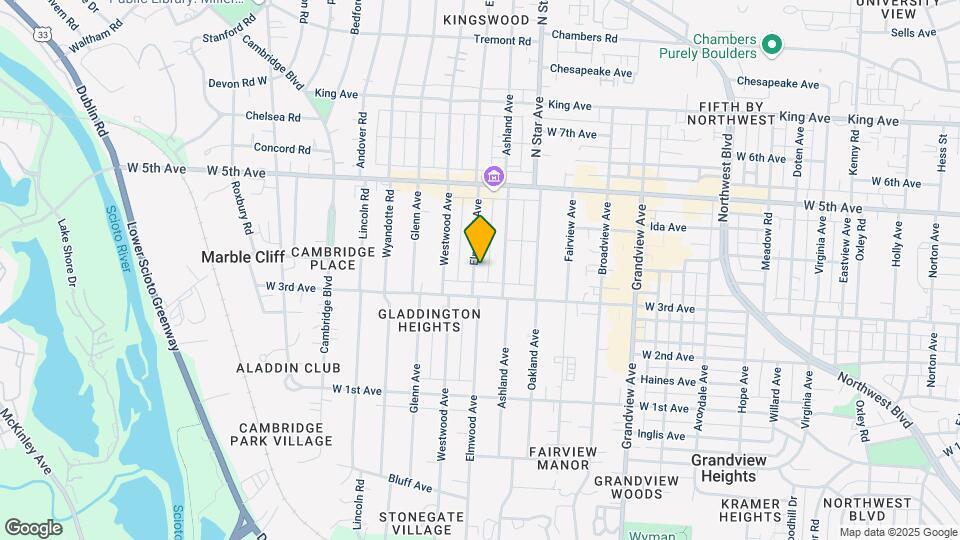 1440 Elmwood Ave Map and Location Details