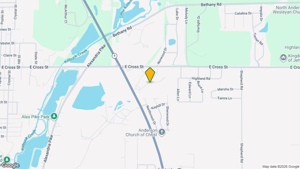 1804 S Cross Lakes Cir Map and Location Details