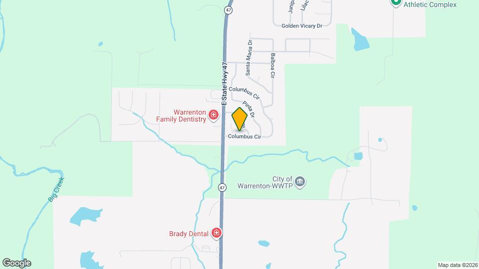 1119 Columbus Cir Map and Location Details