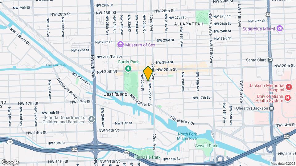 1886-1888 NW 22nd Ct Mapa y Detalles de la Ubicación