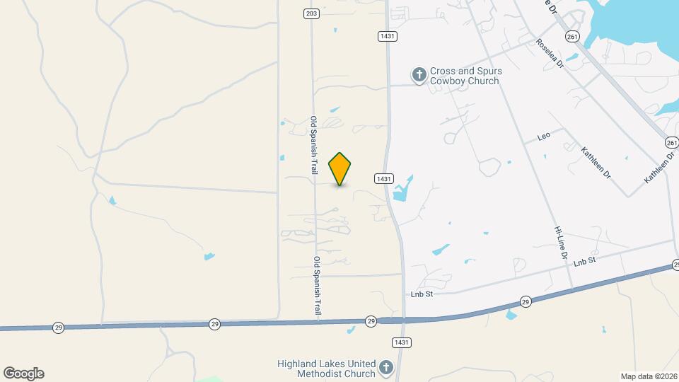 600 Old Spanish Trail Map and Location Details